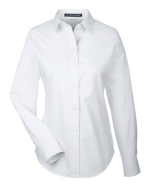 Devon & Jones Women's Crown Collection® Royal Dobby Woven Dress Shirt - Image 9