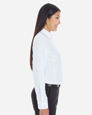 Devon & Jones Women's Crown Collection® Royal Dobby Woven Dress Shirt - Image 11