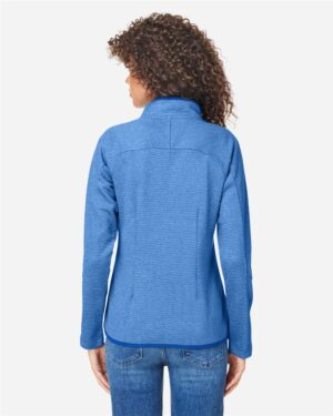CORE365 Women's Venture Heathered Stripe Full-Zip Jacket - Image 24
