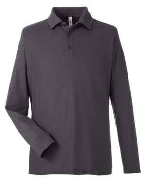 CORE365 Men's Fusion ChromaSoft™ Long Sleeve Pique Polo - Image 7