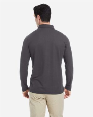 CORE365 Men's Fusion ChromaSoft™ Long Sleeve Pique Polo - Image 12