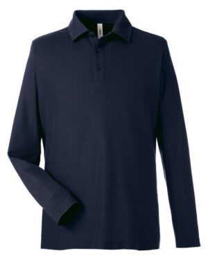 CORE365 Men's Fusion ChromaSoft™ Long Sleeve Pique Polo - Image 13