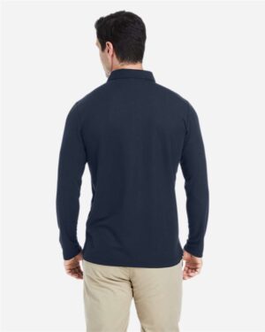 CORE365 Men's Fusion ChromaSoft™ Long Sleeve Pique Polo - Image 18