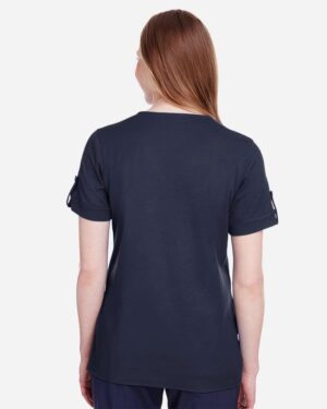 Devon & Jones Women's CrownLux Performance® Plaited Rolled Sleeve Shirt - Image 30