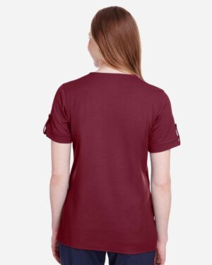 Devon & Jones Women's CrownLux Performance® Plaited Rolled Sleeve Shirt - Image 10