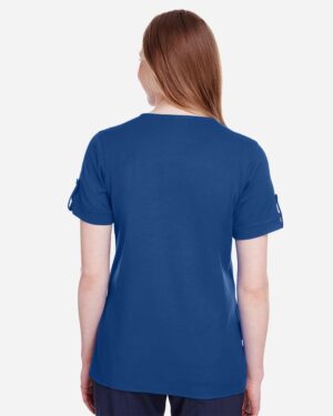 Devon & Jones Women's CrownLux Performance® Plaited Rolled Sleeve Shirt - Image 40