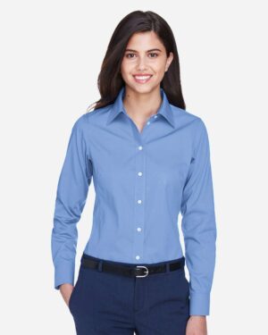 Devon & Jones Women's Crown Collection® Oxford Woven Dress Shirt - Image 8