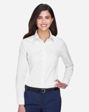 Devon & Jones Women's Crown Collection® Oxford Woven Dress Shirt - Image 13