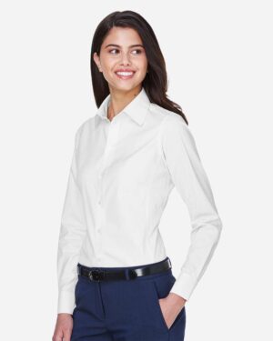 Devon & Jones Women's Crown Collection® Oxford Woven Dress Shirt - Image 14