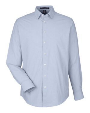 Devon & Jones Men's CrownLux Performance® Microstripe Dress Shirt - Image 13