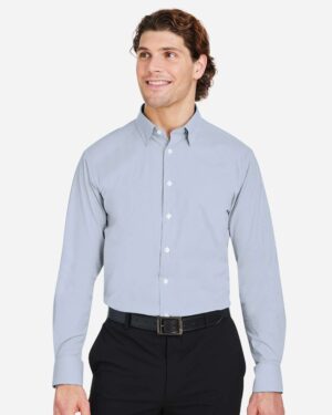 Devon & Jones Men's CrownLux Performance® Microstripe Dress Shirt - Image 16