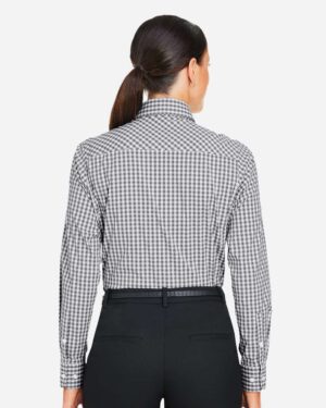 Devon & Jones Women's CrownLux Performance® Gingham Dress Shirt - Image 12