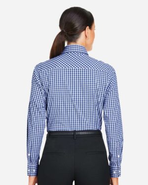 Devon & Jones Women's CrownLux Performance® Gingham Dress Shirt - Image 18