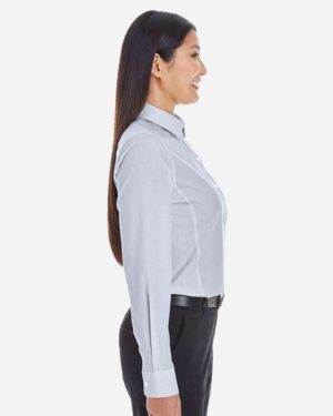 Devon & Jones Women's Crown Collection® Striped Woven Dress Shirt - Image 7