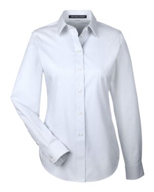 Devon & Jones Women's Crown Collection® Striped Woven Dress Shirt - Image 13