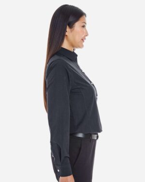 Devon & Jones Women's Crown Collection® Striped Woven Dress Shirt - Image 3