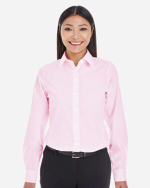 Devon & Jones Women's Crown Collection® Striped Woven Dress Shirt - Image 10