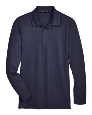 Devon & Jones Men's Tall CrownLux Performance® Plaited Long Sleeve Polo - Image 6