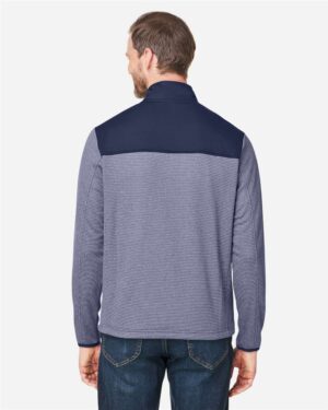 CORE365 Men's Venture Heathered Stripe Hybrid Jacket - Image 12