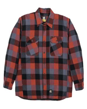 Berne Apparel Men's Tall Timber Flannel Shirt Jacket - Image 4