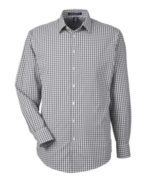 Devon & Jones Men's CrownLux Performance® Gingham Dress Shirt - Image 7