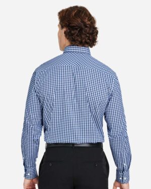 Devon & Jones Men's CrownLux Performance® Gingham Dress Shirt - Image 18