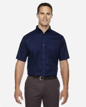 CORE365 Men's Tall Optimum Short Sleeve Twill Dress Shirt - Image 8