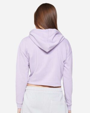 Lane Seven Women's Cropped Fleece Hooded Sweatshirt - Image 10