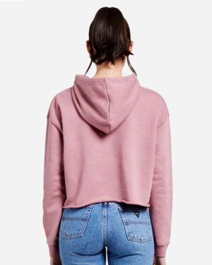 Lane Seven Women's Cropped Fleece Hooded Sweatshirt - Image 15