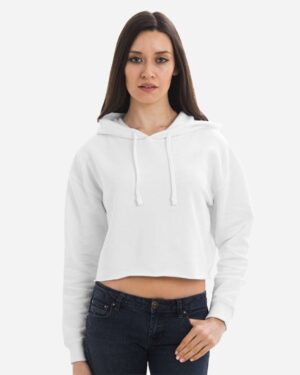 Lane Seven Women's Cropped Fleece Hooded Sweatshirt - Image 27