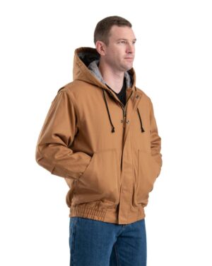 Berne Apparel Men's Tall Flame-Resistant Hooded Jacket - Image 3