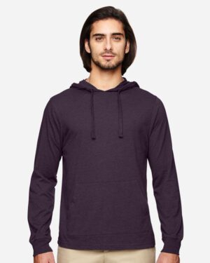 econscious Unisex Eco Jersey Pullover Hooded Long Sleeve T-Shirt - Image 10