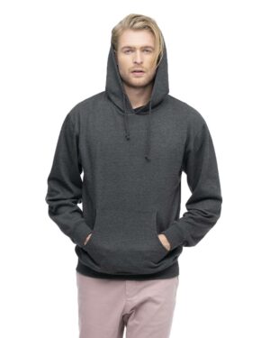 econscious Unisex Heathered Hooded Sweatshirt - Image 3