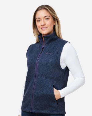 Marmot Women's Drop Line Fleece Vest - Image 5