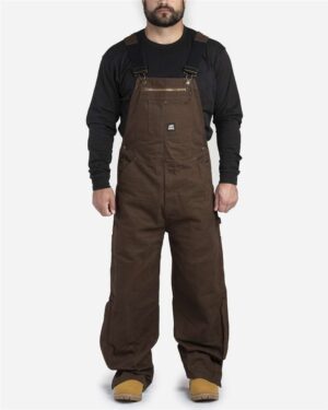 Berne Apparel Men's Acre Unlined Washed Bib Overall - Image 5