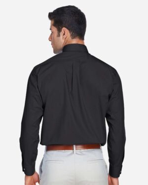 Devon & Jones Men's Tall Crown Collection® Broadcloth Woven Dress Shirt - Image 5