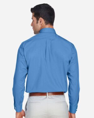 Devon & Jones Men's Tall Crown Collection® Broadcloth Woven Dress Shirt - Image 10