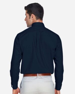 Devon & Jones Men's Tall Crown Collection® Broadcloth Woven Dress Shirt - Image 15