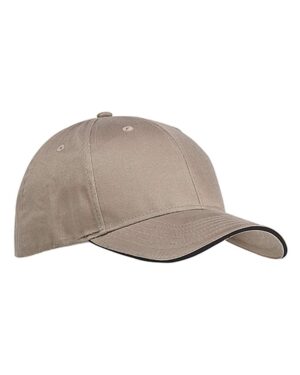 Big Accessories Brushed Twill Sandwich Cap - Image 5