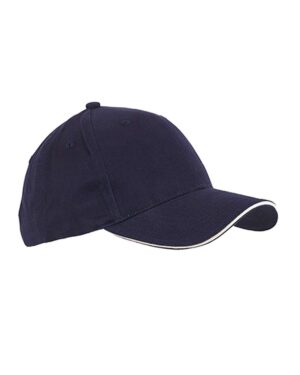 Big Accessories Brushed Twill Sandwich Cap - Image 6