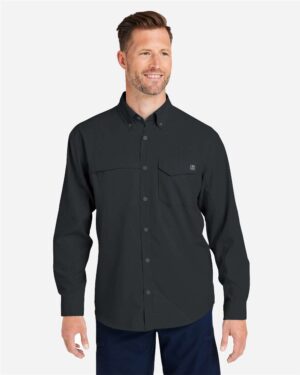 HUK Men's Tide Point Pocket Fishing Shirt - Image 4