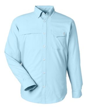 HUK Men's Tide Point Pocket Fishing Shirt - Image 7