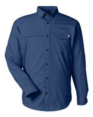 HUK Men's Tide Point Pocket Fishing Shirt - Image 25
