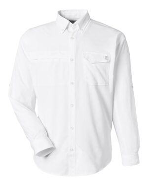 HUK Men's Tide Point Pocket Fishing Shirt - Image 31