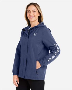 HUK Women's Storm Rain Jacket - Image 17