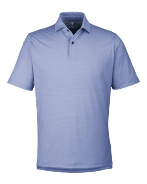 Fairway & Greene Men's USA Made Mini Stripe Tech Polo - Image 7