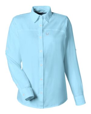 HUK Women's Tide Point Long Sleeve Shirt - Image 7