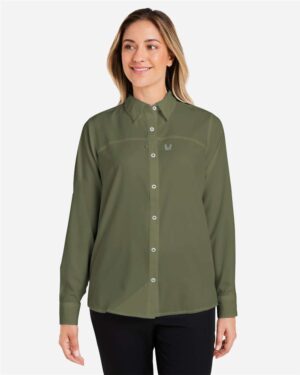 HUK Women's Tide Point Long Sleeve Shirt - Image 22