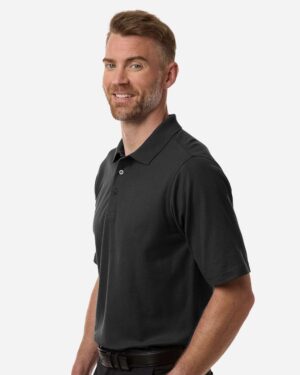 Harriton Men's Maverick CVC Pique Polo - Image 5