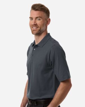 Harriton Men's Maverick CVC Pique Polo - Image 11